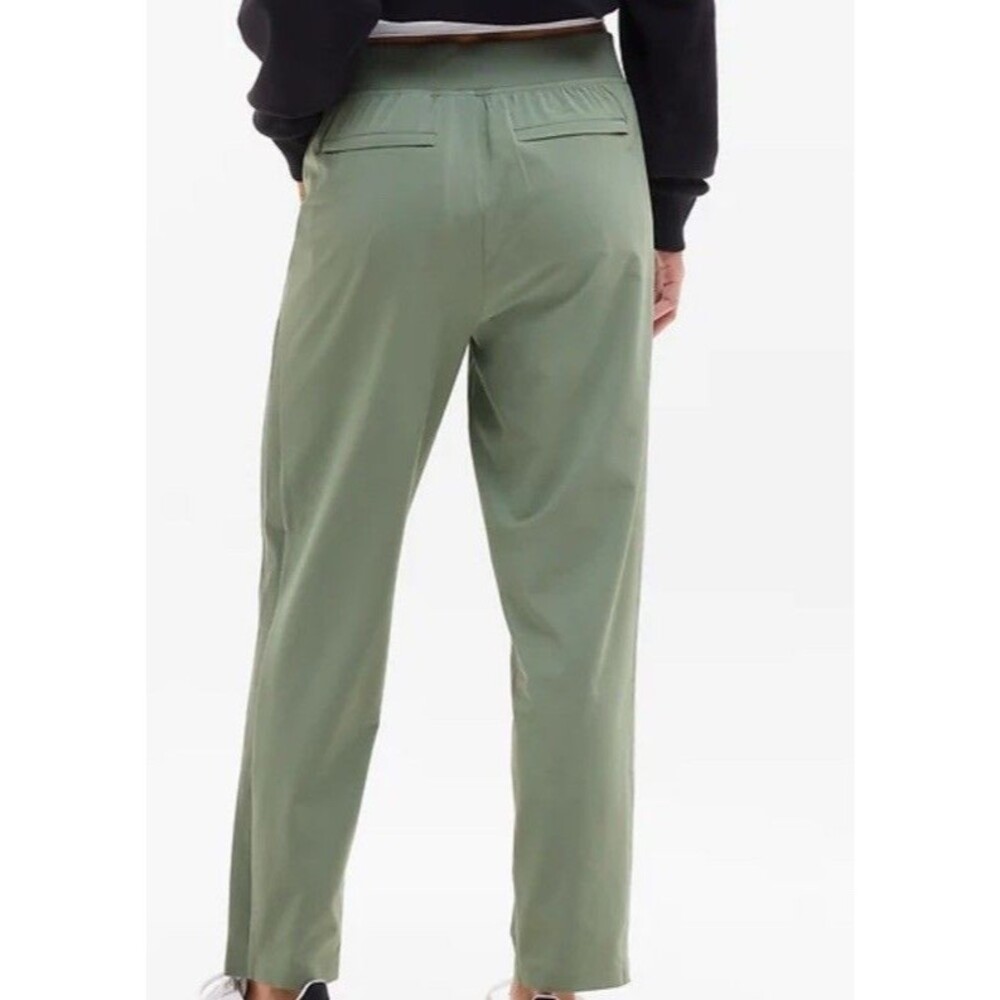 Athleta Size 8 Brooklyn Ankle Pant Olive Green